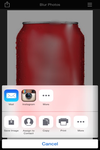 Blur Photos Free for iPhone, iPad and iPod Touch screenshot 4