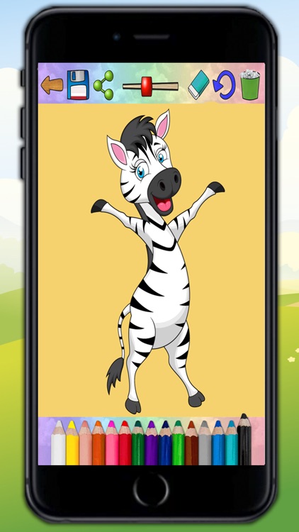 Circus and Clowns - Coloring book with drawings to paint screenshot-3