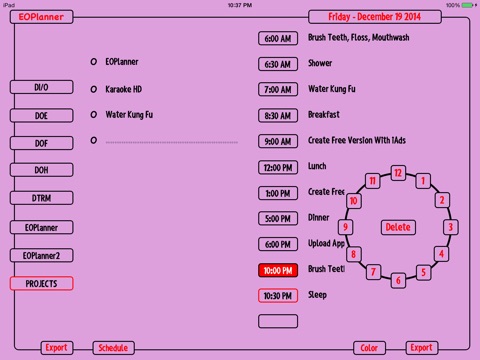 EOPlanner Free screenshot 3