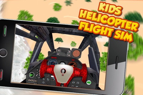 Helicopter Flight Sim - Fun playing with Chopper in this Copter Flying Simulator Game screenshot 2