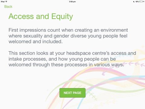 LGBTIQ Audit Tool screenshot 2