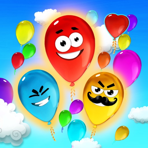 Sneaky Balloons : The big pop confetti party - Tap balloon free game for kids, boys and girls - Unexpected ninja adventure in Sky Tower - Cool winter edition for toddlers iOS App