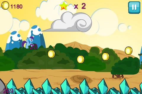 Little Flying Unicorn Dash: My Pony & Dragons Battle 2 screenshot 3