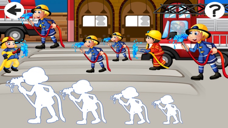 Alert Fire: Sort By Size Game for Children to Learn and Play with Firefighters screenshot-3