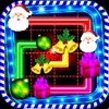 A happy christmas character flow free brain puzzle game FREE