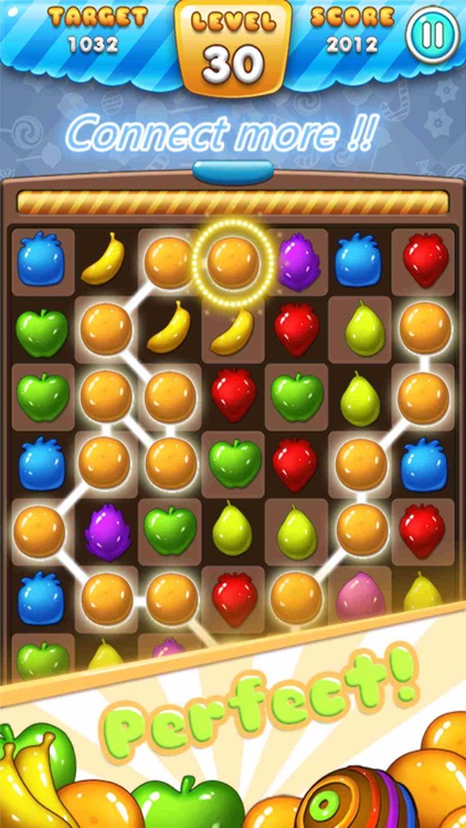 Ace Fruit Connect Sugar Mania HD 2 - Fruits Link Best Match 3 Puzzle Game Free