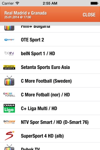 Football On TV screenshot 3