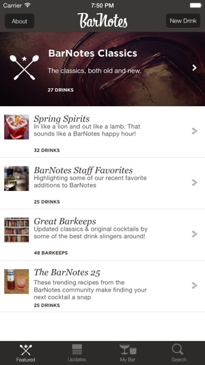 BarNotes – social cocktail and drink recipes(圖2)-速報App