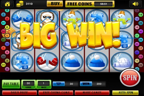 Amazing Party Slots of Eskimo in Vegas Iceberg Casino Slot Machine Pro screenshot 2