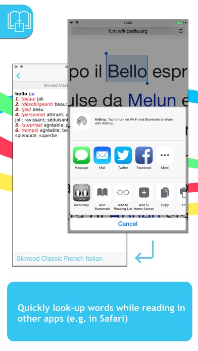 French  Italian Slovoed Classic talking dictionary Screenshot 3