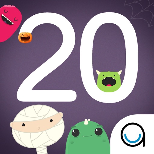 Monster Trace: Creepy Crawly Numbers and Math Symbol Tracing for spooky kids iOS App