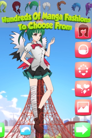Manga Girls Dress Up - Free Fashion Studio screenshot 4