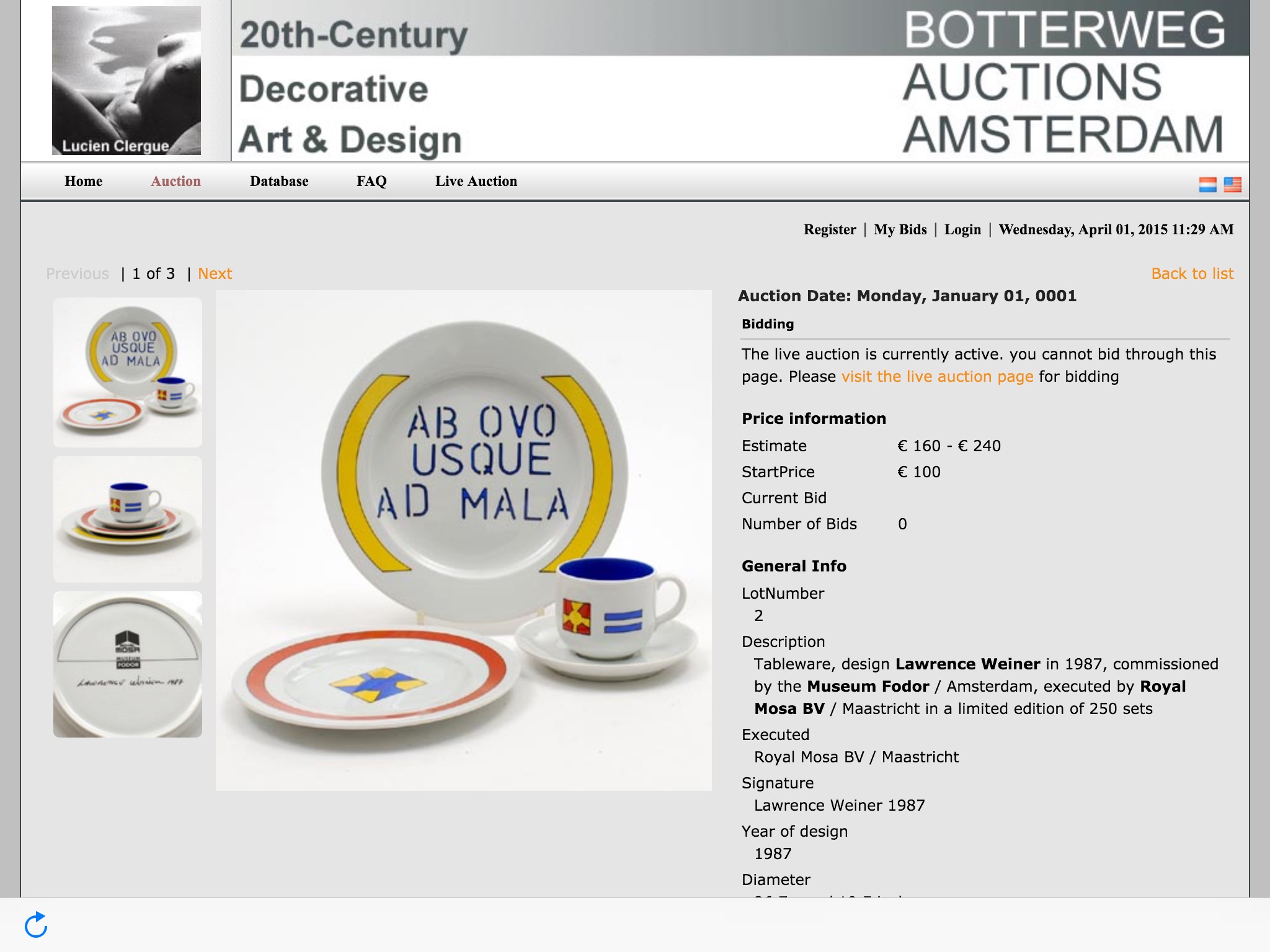 Botterweg Auctions Amsterdam screenshot 3