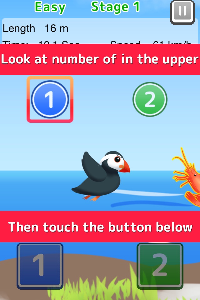 Etupirka - puffin bird numbers action screenshot 2