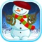 A Frozen Snowman Ring Toss - Fun Christmas Throwing Challenge- Free
