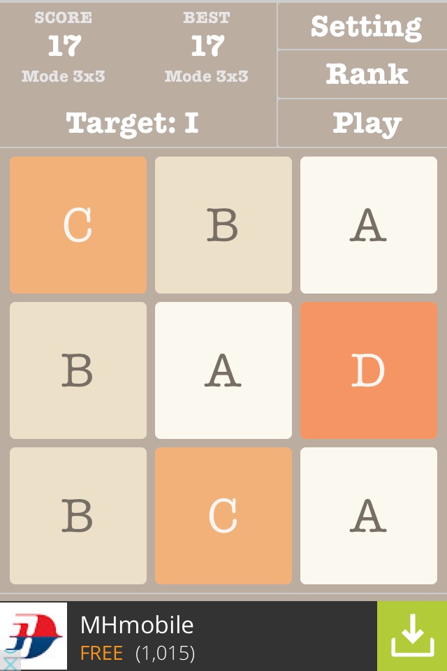 2048 Alphabet Multiple Mode screenshot 4