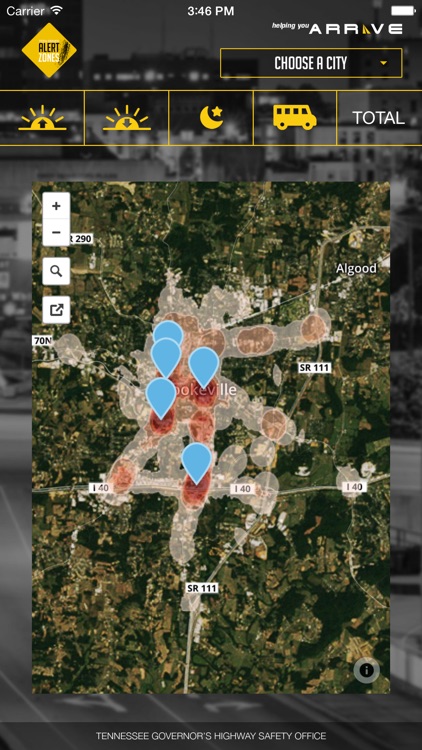 Teen Driver Alert Zones