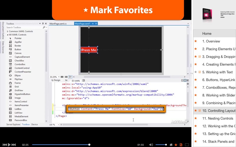 Exploring XAML Controls For Windows 8 thumbnail 4