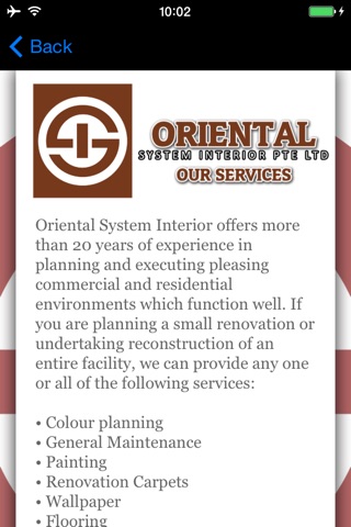 Oriental System Interior Pte Ltd screenshot 3