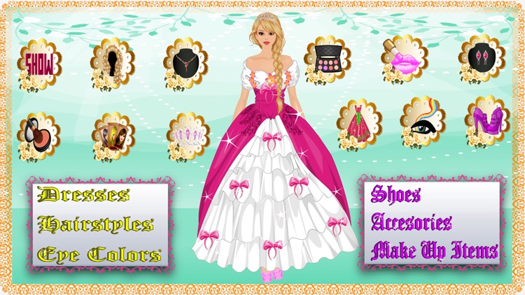 Princess Anna Dress Up Make Up