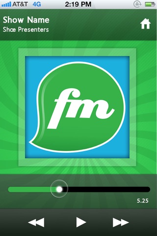 DCUfm Radio Player screenshot 2