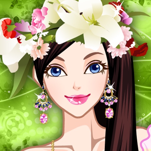 Принцесса весны - салон красоты. Игры для девочек и детей, которые любят макияж и одевашки про барби