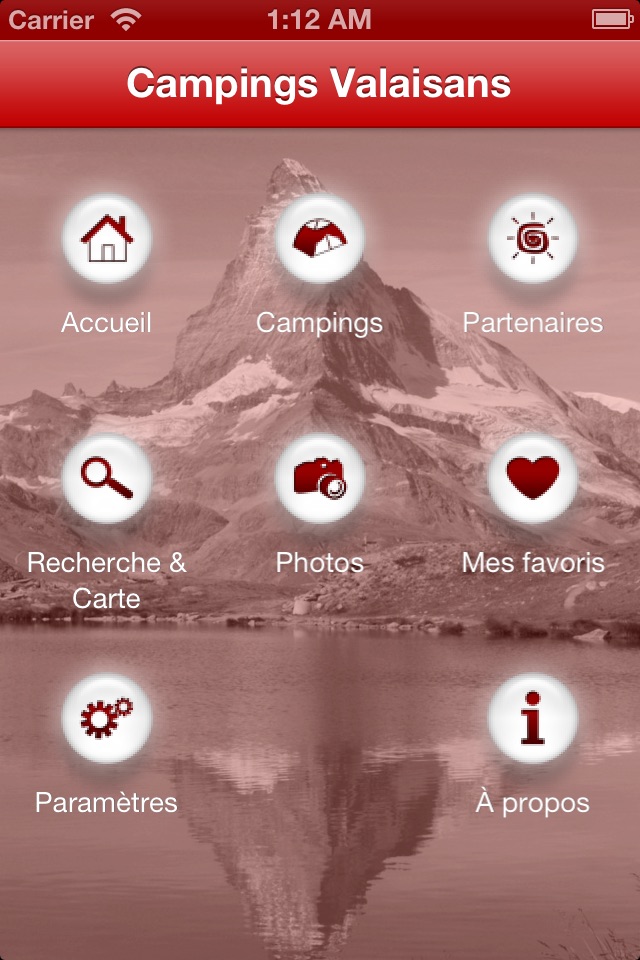 Campings Valais-Wallis screenshot 2
