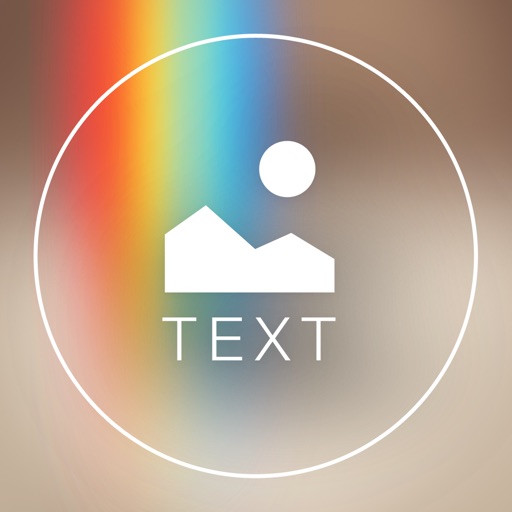 Text on Photo Square - Add Beautiful Captions and Fonts to Pictures Photos and Pics for Instagram Icon