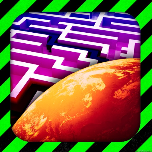 Space Maze - Find the path from the alien infected labyrinth