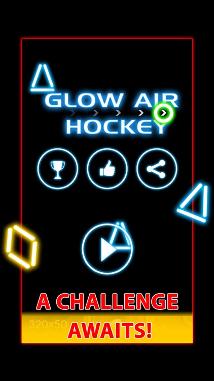 Glow Air Hockey Twist