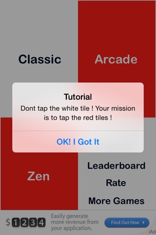 Red Tiles - Piano Edition screenshot 4