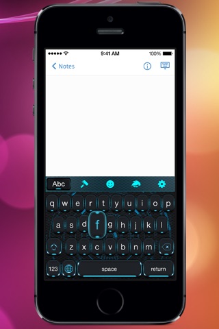 Color Vibes Keyboard - experience typing with the best custom themes extension, top stickers and emoji screenshot 4