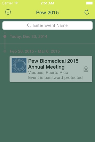 2015 Pew Biomedical Annual Meeting screenshot 2
