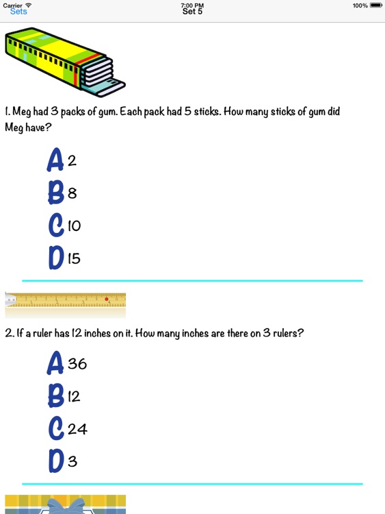 Word Problems 3rd Grade
