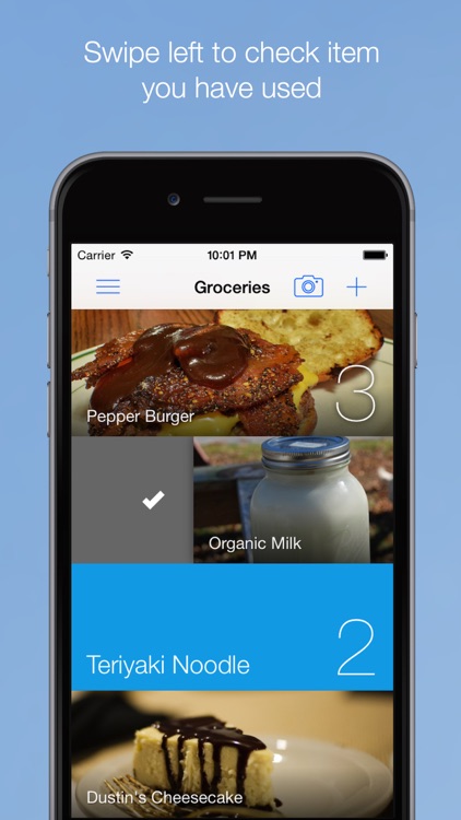 Waste No More - Grocery, Shopping Lists & Home Inventory! Create Your Own Item Lists!