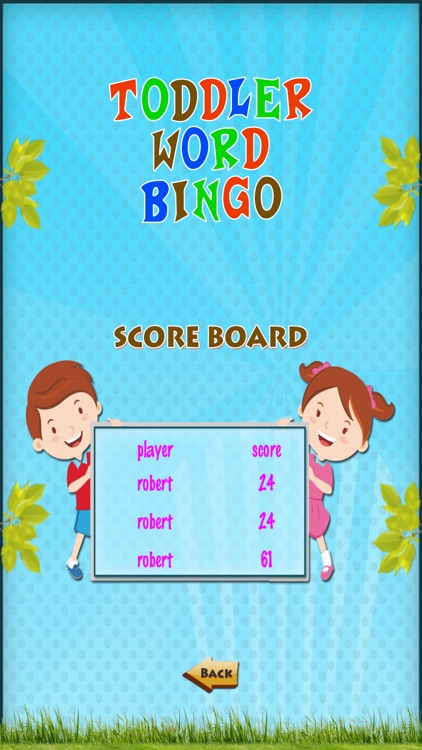 Toddler Word Bingo for Pre Primary,Primary,First Grade,Second Grade,Third Grade screenshot-4