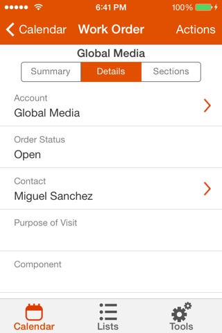 ServiceMax Spring 15 for iPhone screenshot 4
