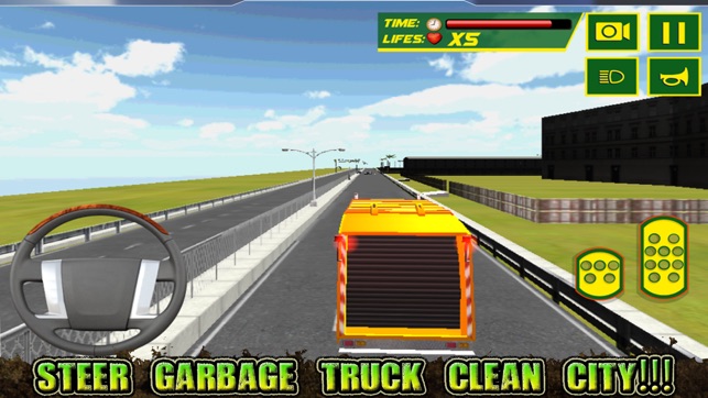 City Garbage Truck Simulator 3D – Drive trash vehicle & digg(圖2)-速報App