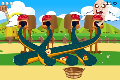 Chicks in a Basket - Fun Chicken Catching Mania Free screenshot 2