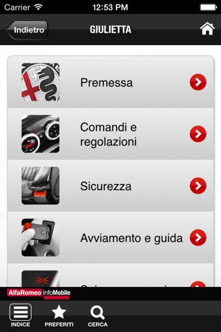 Alfa Romeo InfoMobile screenshot 2
