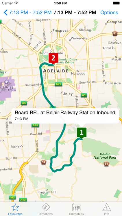 TransitTimes Adelaide - Adelaide Metro trip planner & offline timetables