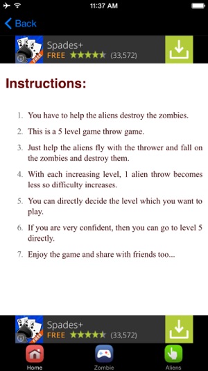 Aliens Destroy Zombie #1 Free Zombie Alien Game(圖1)-速報App