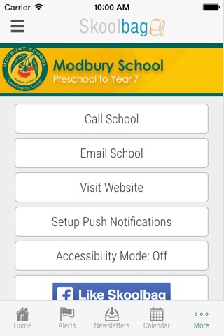 Modbury School - Skoolbag screenshot 4