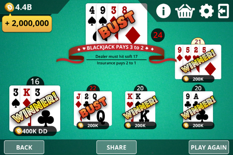 Blackjack - Royal Online Casino screenshot 2