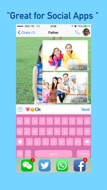 DIY Keyboard PRO - Design keyboard with cool Fonts, colorful background & Texture Themes