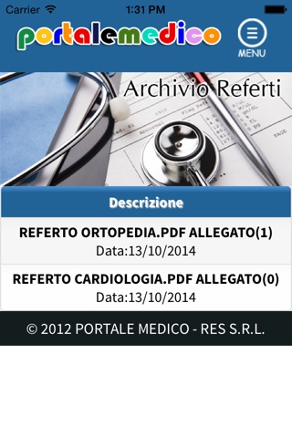 Portale Medico screenshot 2