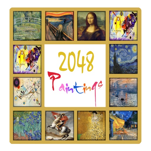 2048 Puzzle Game: Popular Paintings icon