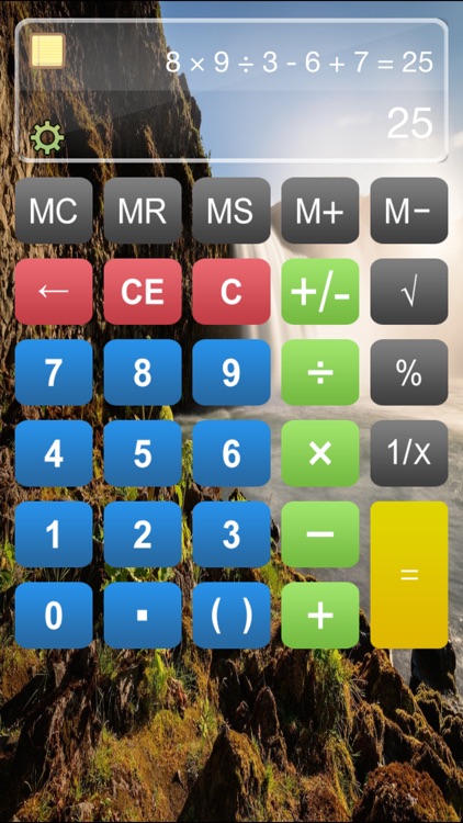 Calculator HD% - Basic Calculater App Pro with Formula Display & Notable Paper Tape for the iPad,iPhone and iPod