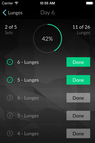 Lunges - 30 Days Workout Plan screenshot 2