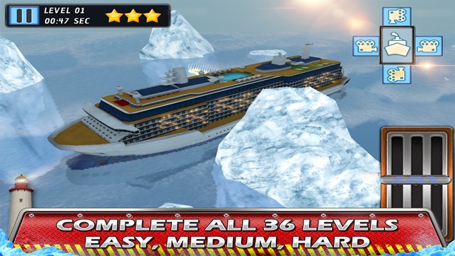 Titanic Iceberg Escape Historical Ship Parking 3D Drive Game(圖3)-速報App